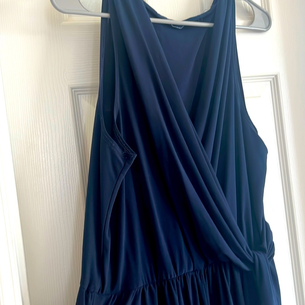 Navy blue romper